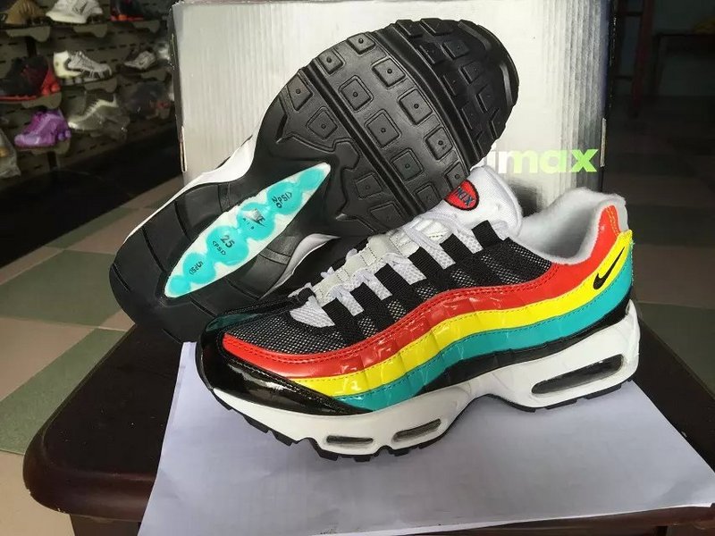 New Air Max 95 Black Red Yellow Green