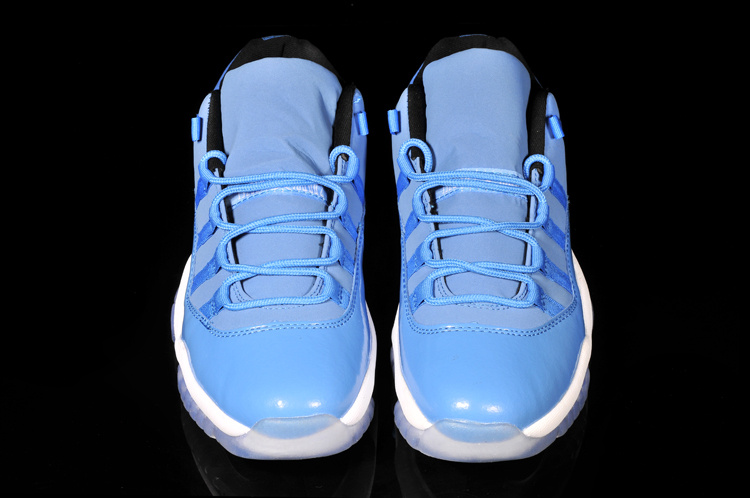 2014 Nike Air Jordan 11 Low Blue White Shoes