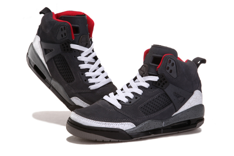 Nike Jordan 3.5 Suede Grey White Black Red Shoes