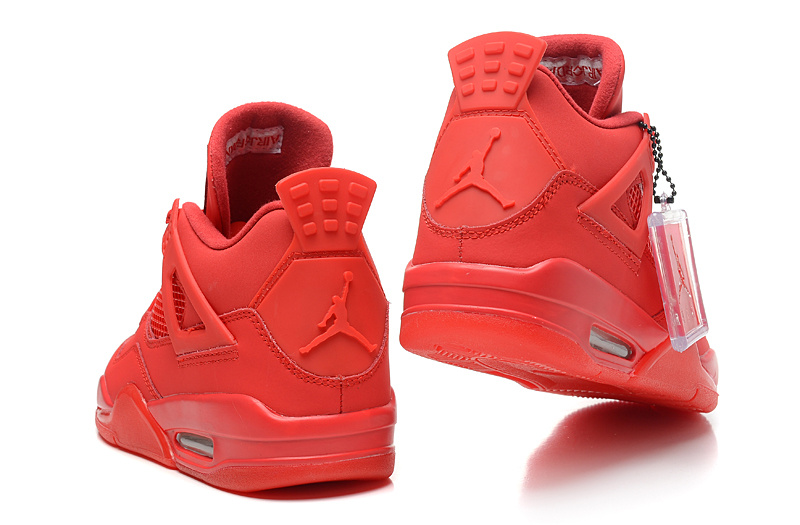 all red jordans mens