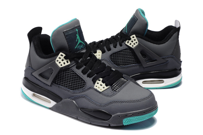 jordan 4 grey and blue