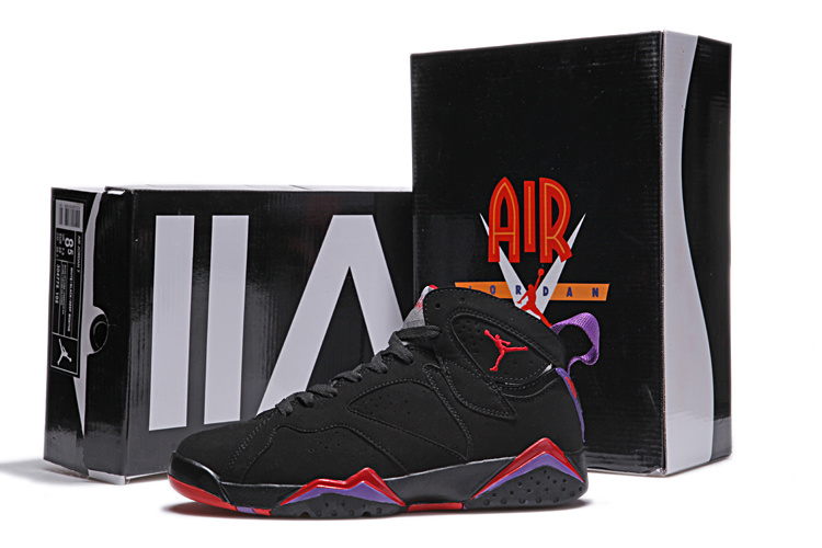 Nike 2015 Air Jordan 7 Retro Black Red Blue