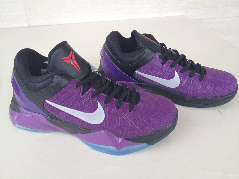 New Kobe Bryant Shoes 7 Purple Black White