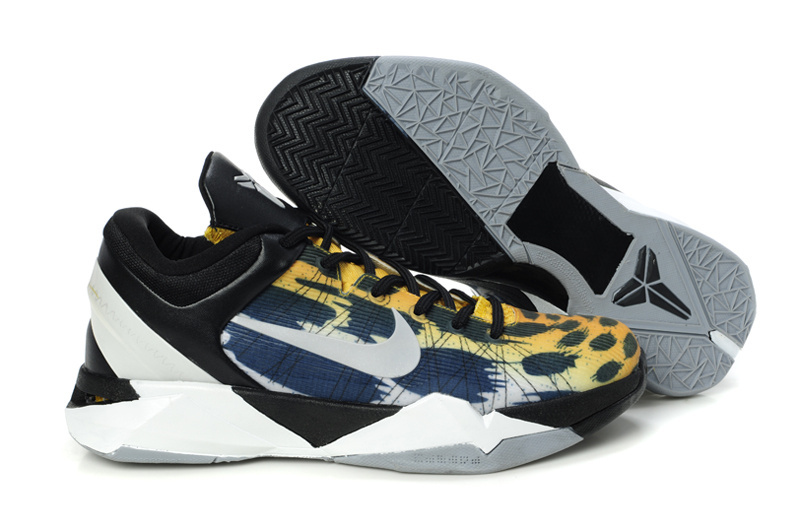 New Kobe Bryant Shoes 7 Tiger Print Black White