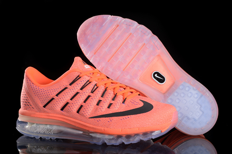 New Nike Air Max 2016 Orange Black Shoes For Women