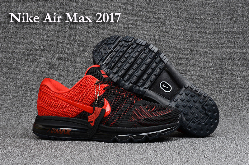 New Nike Air Max 2017 Black Red Shoes