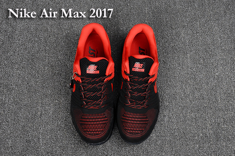New Nike Air Max 2017 Black Red Shoes