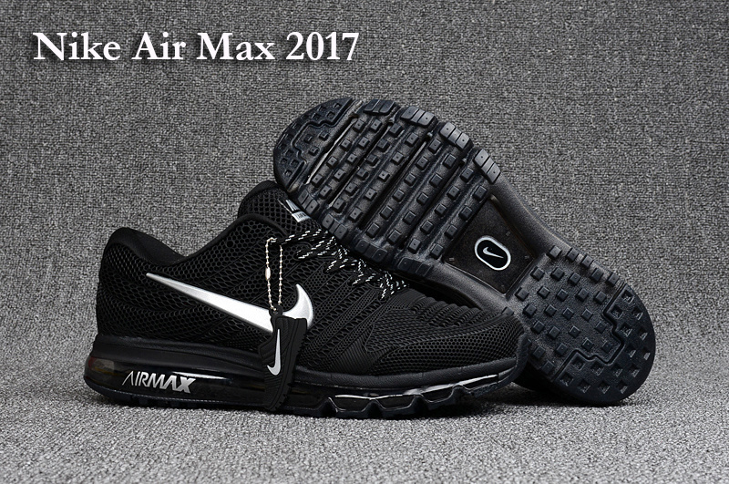 New Nike Air Max 2017 Black White Shoes