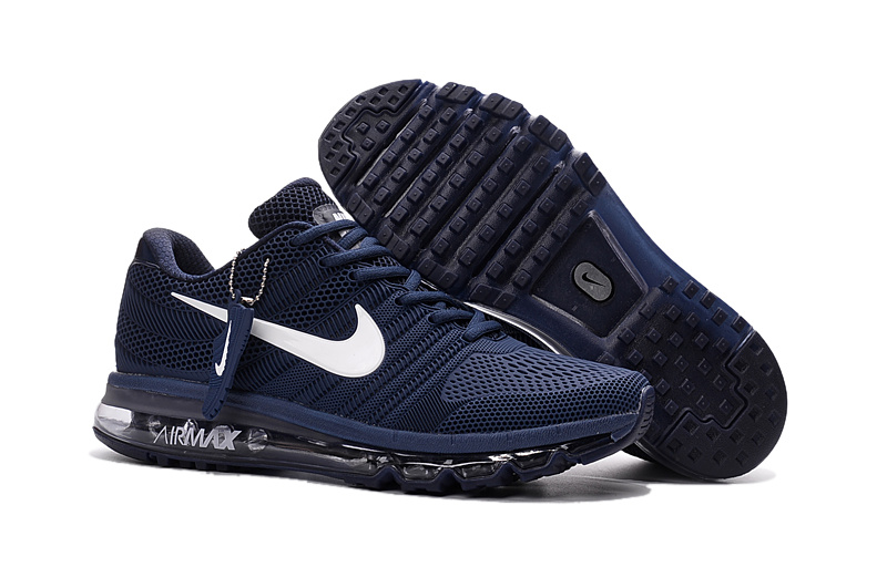 New Nike Air Max 2017 Deep Blue White Shoes