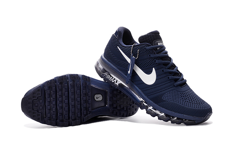 New Nike Air Max 2017 Deep Blue White Shoes