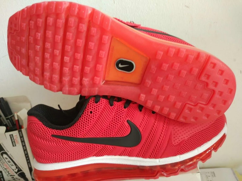 New Nike Air Max 2017 Red Black White Shoes