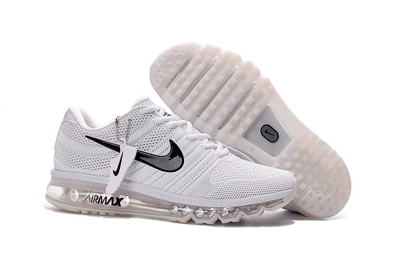 New Nike Air Max 2017 White Black Shoes