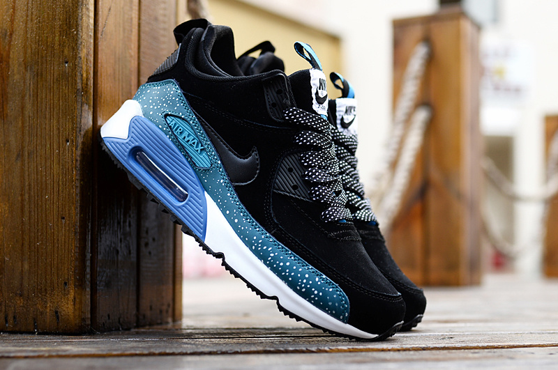 Nike Air Max 90 High Black Blue White