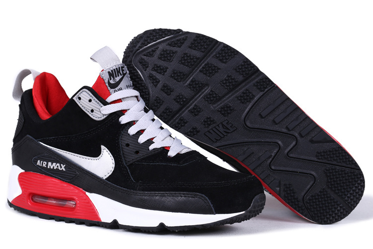 nike air max 90 boots black mens