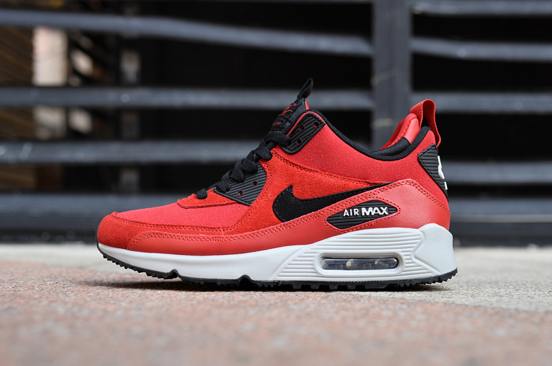 Nike Air Max 90 High Red Black White