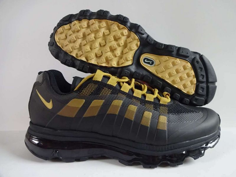 2016 Nike Air Max 95 Black Yellow Shoes