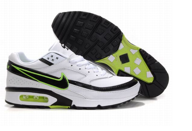 2016 Nike Air Max BW White Black Green Shoes 2016 Nike Air Max BW White Black Green Shoes