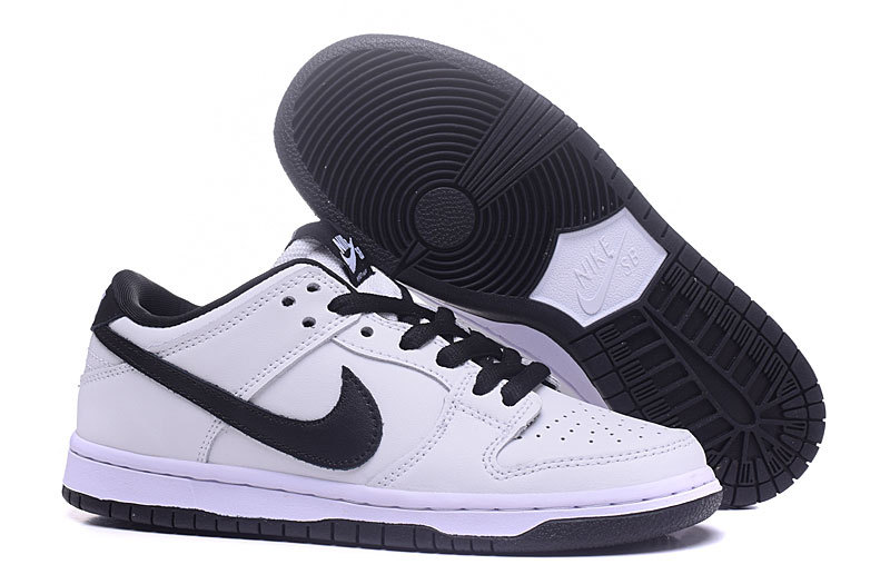 New Nike Dunk Low White Black Shoes