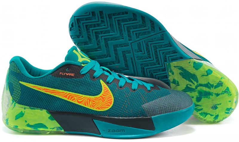 New Nike KD Trey 5 II Green Black Yellow Shoes