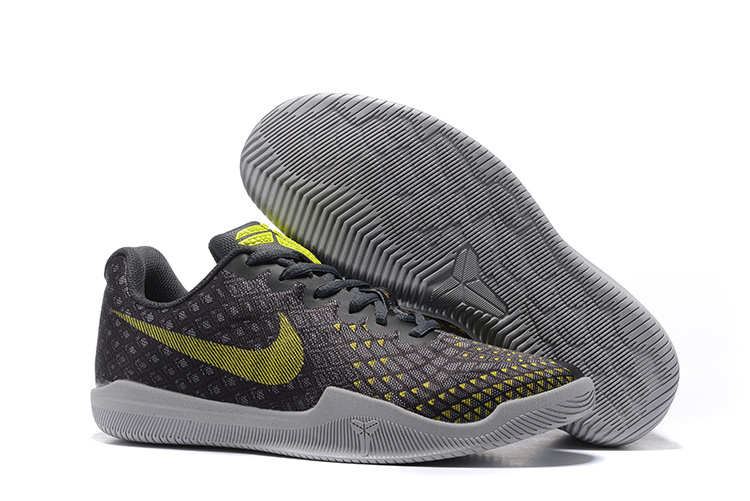 New Nike Kobe Bryant 12 Black Yellow Shoes