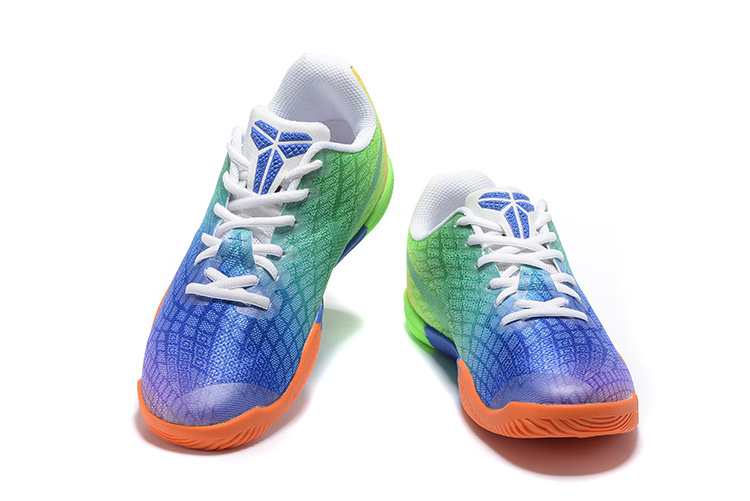 kobe shoes blue and green