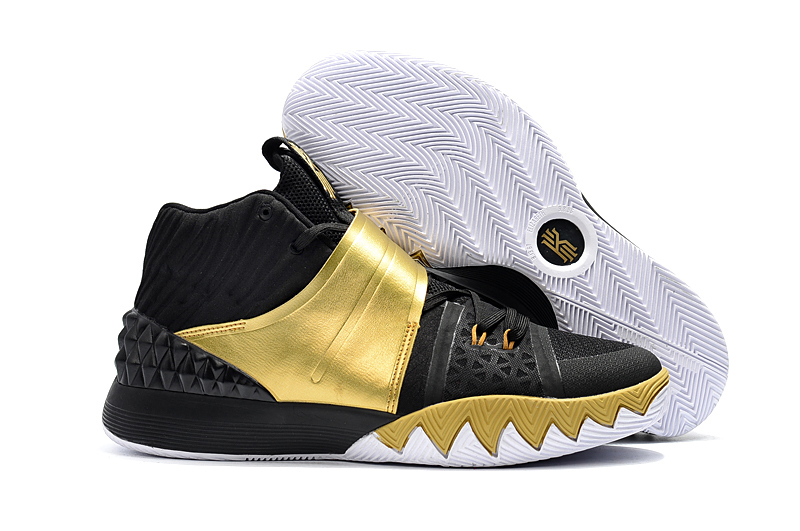 New Nike Kyrie S1HYBRID Black Gold Shoes