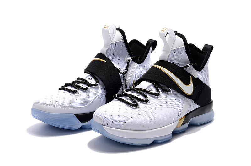 lebron 14 white and gold