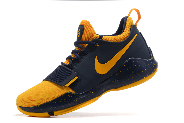 nike yellow and blue trainers