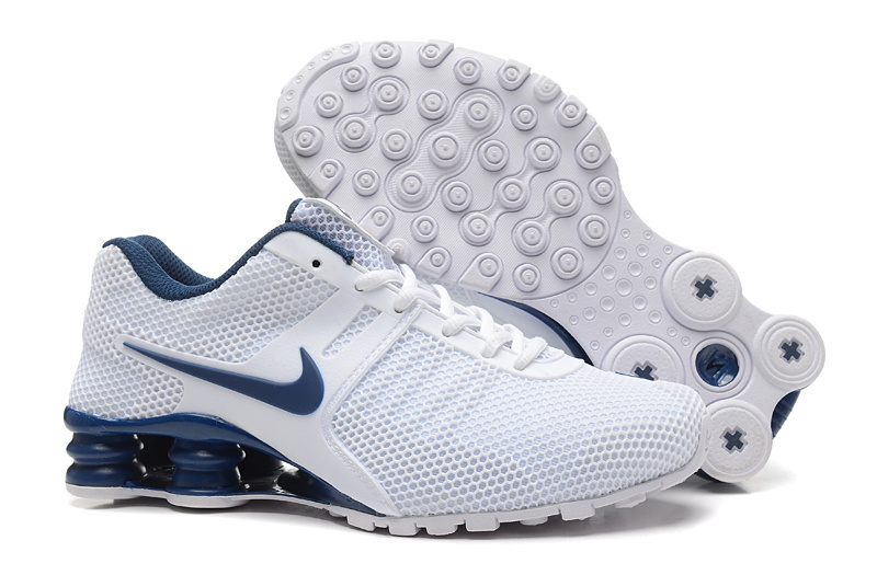 New Nike Shox Current White Blue Shoes