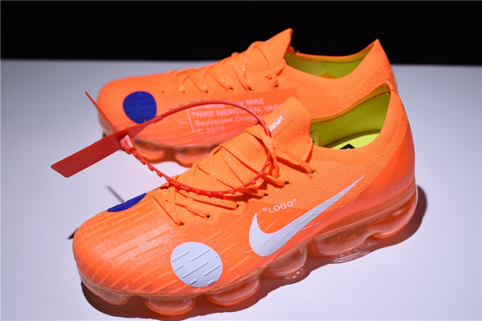 New Off White x Nike Mercurial VaporMax in Orange