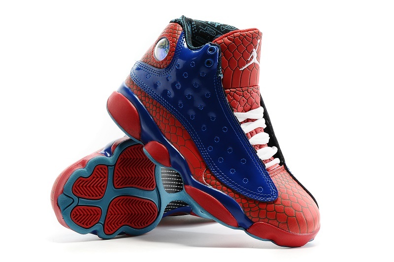 New Women's Nike Air Jordan 13 Spiderman Shoes