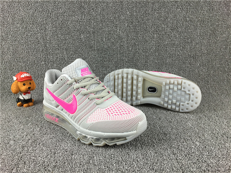 New Women Nike Air Max 2017 Grey Peach Shoes