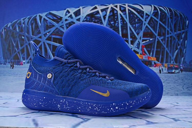 kd blue and gold shoes