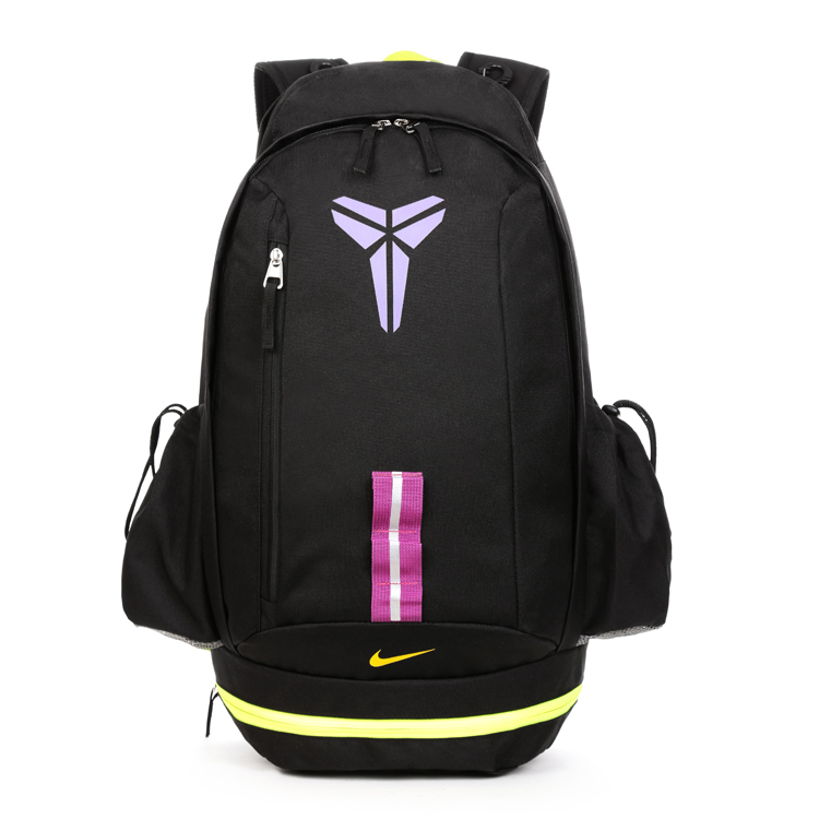 kobe backpack black and yellow