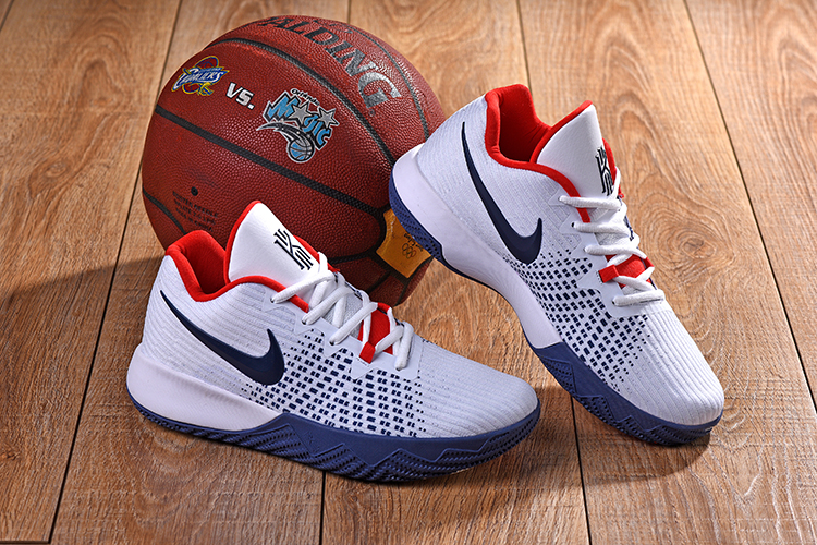 kyrie 3 red white blue