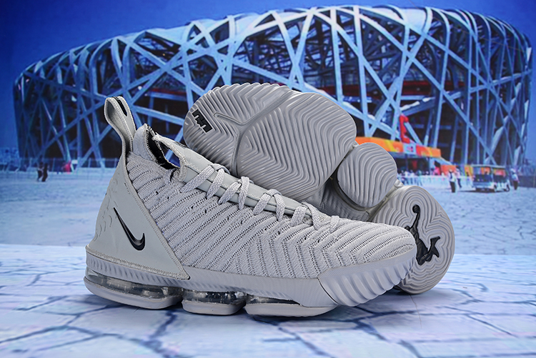 lebron 16 gray and blue