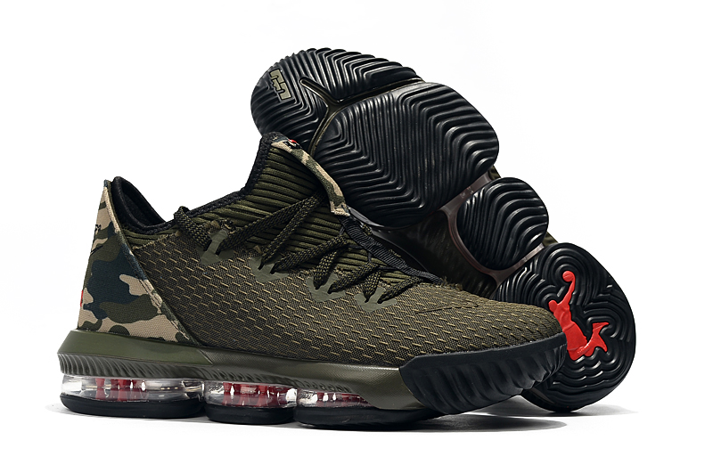 lebron 16 army green