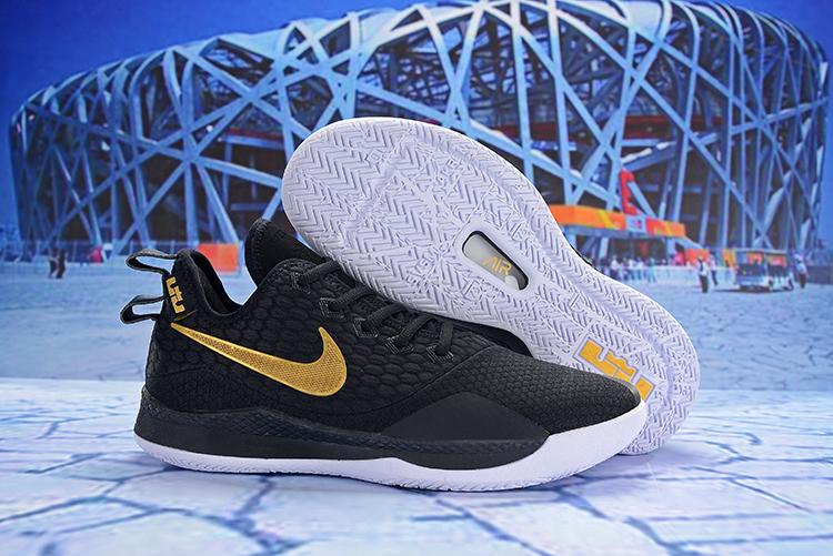 lebron witness 3 gold and black