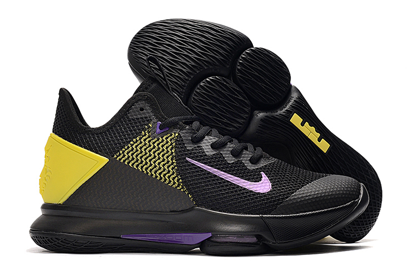 lebron witness 4 black purple