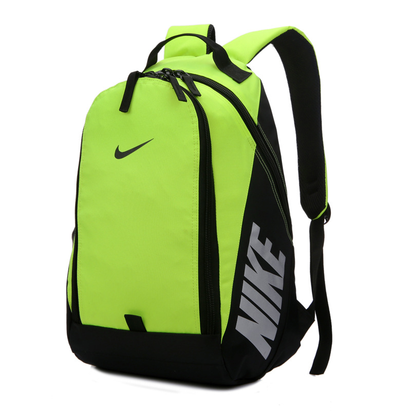 green and black nike backpack