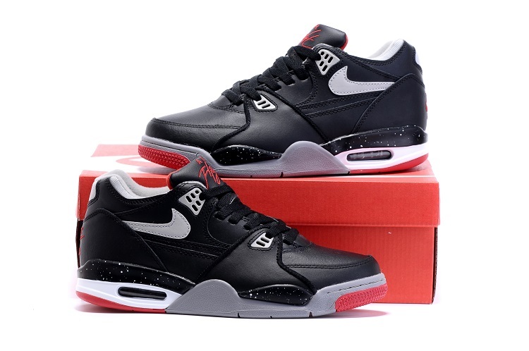 Nike Air Flight 89 Black Red Shoes