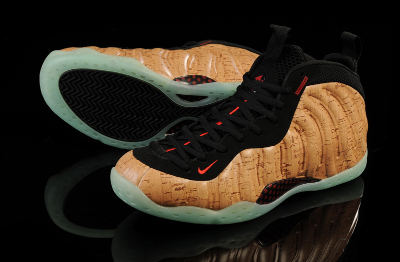 Classic Nike Air Foamposite One Black Coffe Red