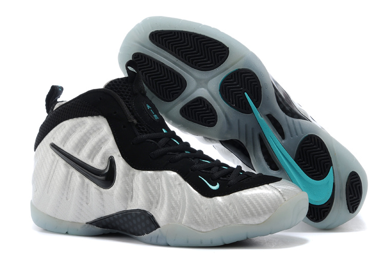 Nike Air Foamposite One White Black Shoes - Click Image to Close