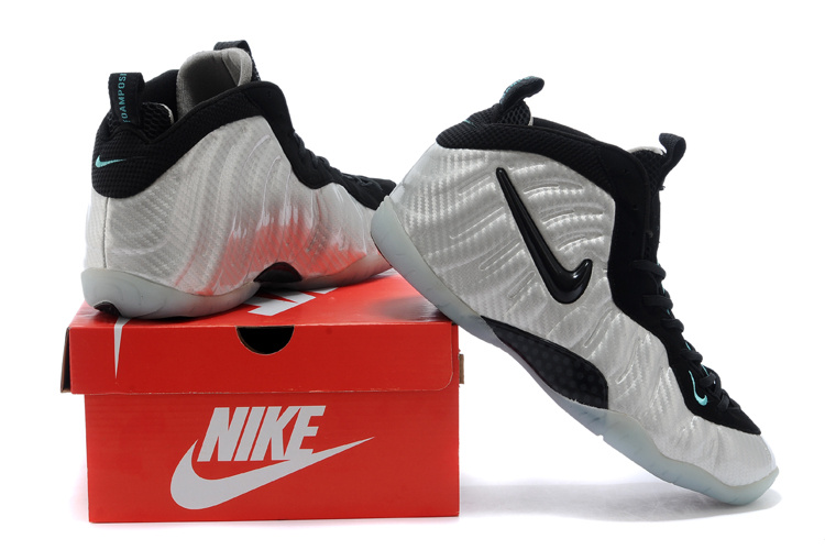 Nike Air Foamposite One White Black Shoes