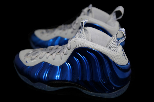 Classic Nike Air Foamposite One White Blue Shoes