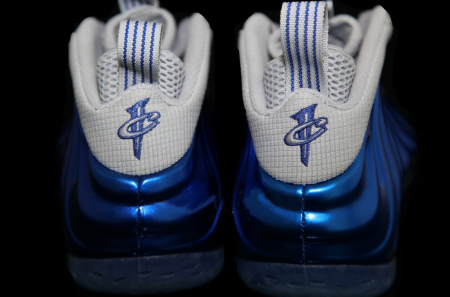Classic Nike Air Foamposite One White Blue Shoes