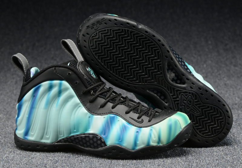 Nike Air Foamposite Pro Aurora Blue Black Shoes