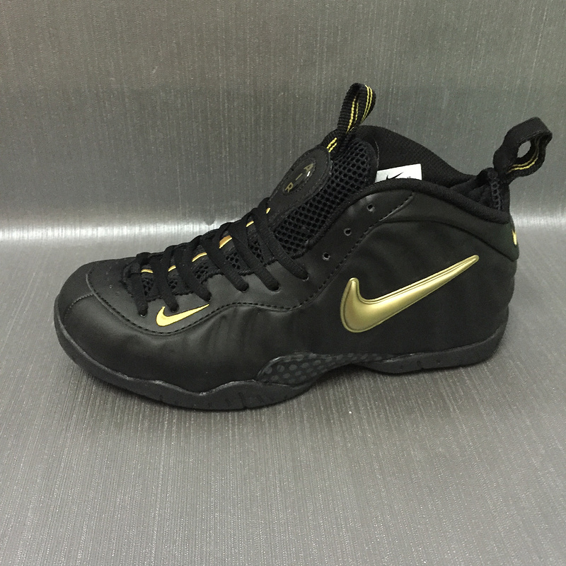 Nike Air Foamposite Pro Black Gold Shoes