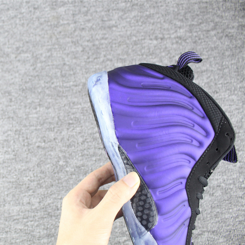 Nike Air Foamposite Purple Black Basketball Shoes