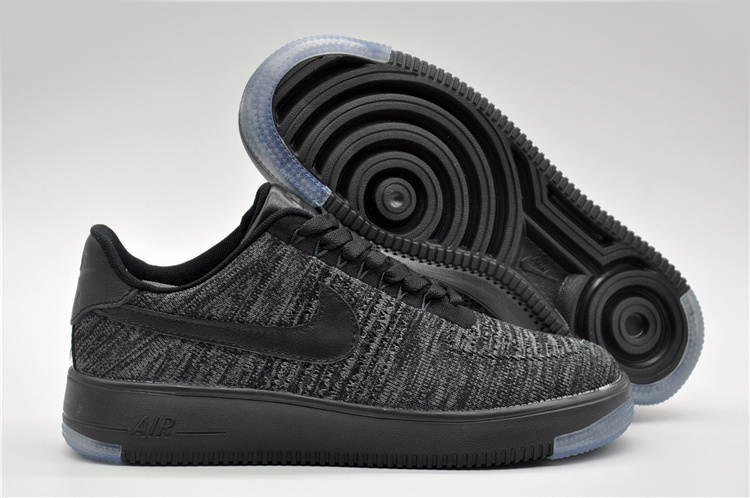 Nike Air Force 1 Flyknit Deep Grey Shoes